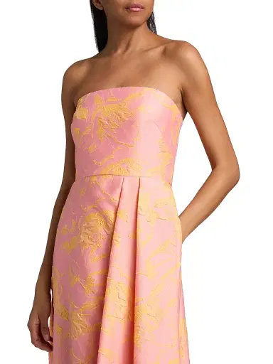As It May Women's Kaia Floral Jacquard Strapless Gown | Thumbnail 6 As It May Women's Kaia Floral Jacquard Strapless Gown | Thumbnail 6