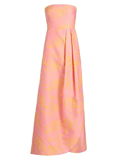 As It May Women's Kaia Floral Jacquard Strapless Gown | Thumbnail 1 As It May Women's Kaia Floral Jacquard Strapless Gown | Thumbnail 1