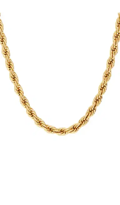 Natalie B Jewelry Donatella Rope Chain Necklace | Thumbnail 2 Natalie B Jewelry Donatella Rope Chain Necklace | Thumbnail 2