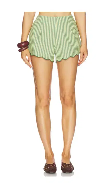 MINKPINK Capri Scallop Hem Shorts | Thumbnail 1 MINKPINK Capri Scallop Hem Shorts | Thumbnail 1