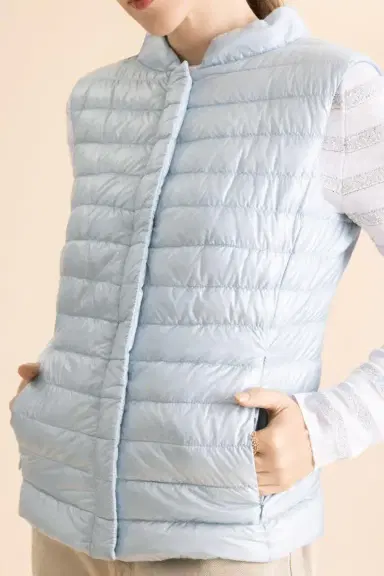 HERNO Giulia Vest - Light Blue | Thumbnail 2 HERNO Giulia Vest - Light Blue | Thumbnail 2