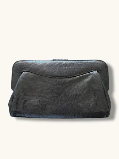 Jen Wonders Studio Black Leather Clutch | Thumbnail 6 Jen Wonders Studio Black Leather Clutch | Thumbnail 6