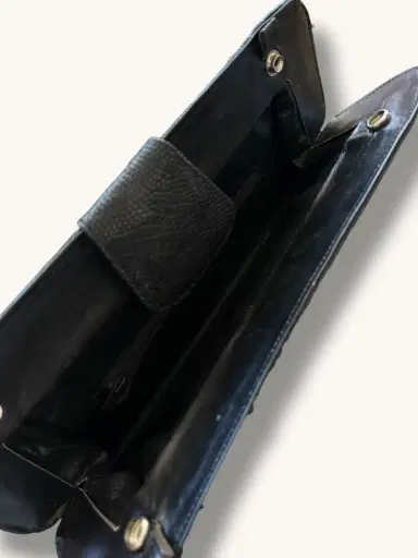 Jen Wonders Studio Black Leather Clutch | Thumbnail 8 Jen Wonders Studio Black Leather Clutch | Thumbnail 8
