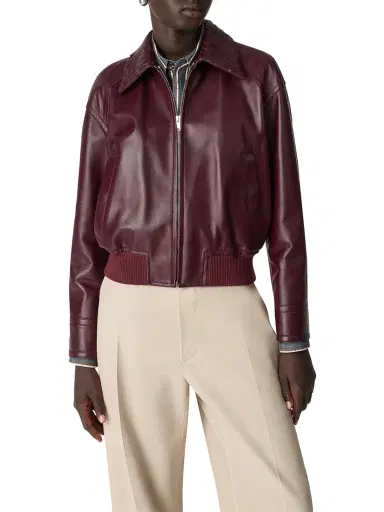 Bottega Veneta Leather Blouson | Thumbnail 1 Bottega Veneta Leather Blouson | Thumbnail 1