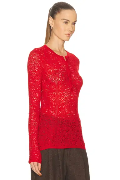 Gabriela Hearst Gaviran Henley Top | Thumbnail 2 Gabriela Hearst Gaviran Henley Top | Thumbnail 2