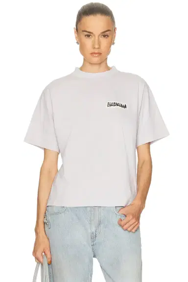 Balenciaga Medium Fit T-Shirt | Thumbnail 2 Balenciaga Medium Fit T-Shirt | Thumbnail 2