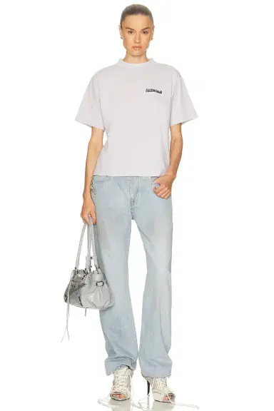 Balenciaga Medium Fit T-Shirt | Thumbnail 5 Balenciaga Medium Fit T-Shirt | Thumbnail 5
