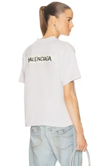 Balenciaga Medium Fit T-Shirt | Thumbnail 1 Balenciaga Medium Fit T-Shirt | Thumbnail 1
