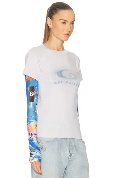 Balenciaga Double Sleeve T-Shirt | Thumbnail 2 Balenciaga Double Sleeve T-Shirt | Thumbnail 2