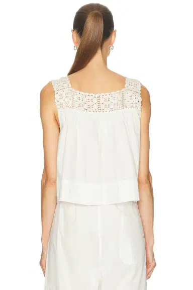 Calle Del Mar Heirloom Poplin Top | Thumbnail 3 Calle Del Mar Heirloom Poplin Top | Thumbnail 3