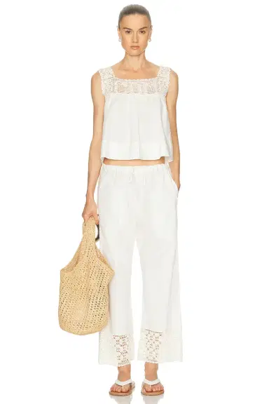 Calle Del Mar Heirloom Poplin Top | Thumbnail 4 Calle Del Mar Heirloom Poplin Top | Thumbnail 4