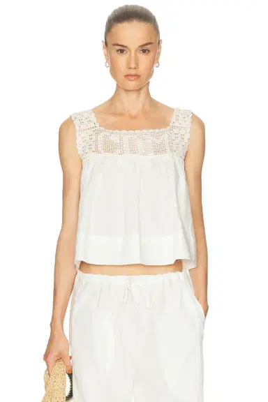 Calle Del Mar Heirloom Poplin Top | Thumbnail 1 Calle Del Mar Heirloom Poplin Top | Thumbnail 1