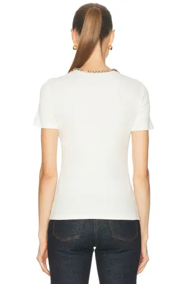Burberry Fitted Tee | Thumbnail 3 Burberry Fitted Tee | Thumbnail 3