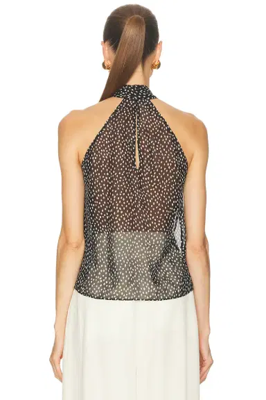 Nili Lotan Alla Halter Top | Thumbnail 3 Nili Lotan Alla Halter Top | Thumbnail 3