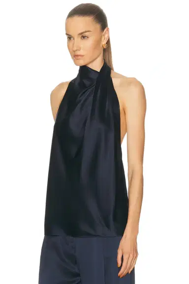 The Sei Draped Halter Top | Thumbnail 3 The Sei Draped Halter Top | Thumbnail 3