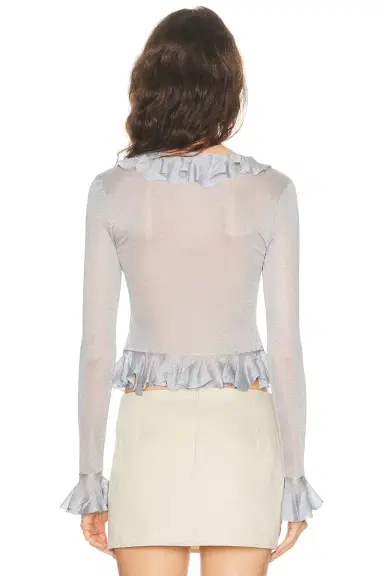 LPA Attison Ruffle Cardigan | Thumbnail 5 LPA Attison Ruffle Cardigan | Thumbnail 5