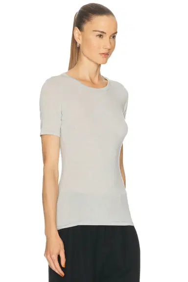 Skims Sheer Modal T-Shirt | Thumbnail 2 Skims Sheer Modal T-Shirt | Thumbnail 2