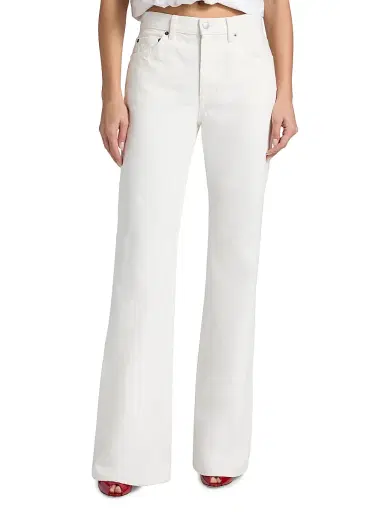 A.L.C. Women's The 347 Solid Bootcut Jeans - White - Size 32 | Thumbnail 3 A.L.C. Women's The 347 Solid Bootcut Jeans - White - Size 32 | Thumbnail 3