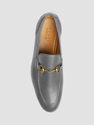 Gucci Men's Jordaan Horsebit Leather Loafers | Thumbnail 4 Gucci Men's Jordaan Horsebit Leather Loafers | Thumbnail 4