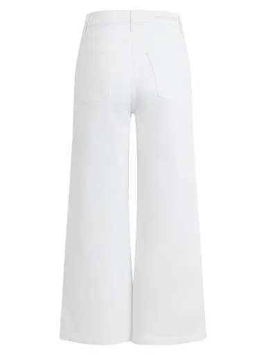 Favorite Daughter Women's Masha Stretch-Cotton Wide-Leg Crop Jeans - White - Size 33 | Thumbnail 2 Favorite Daughter Women's Masha Stretch-Cotton Wide-Leg Crop Jeans - White - Size 33 | Thumbnail 2