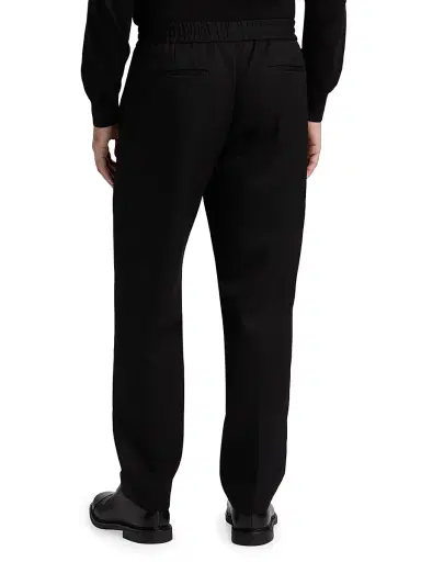Nili Lotan Men's Lawrence Virgin Wool Pants - Black | Thumbnail 5 Nili Lotan Men's Lawrence Virgin Wool Pants - Black | Thumbnail 5