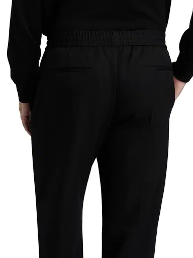 Nili Lotan Men's Lawrence Virgin Wool Pants - Black | Thumbnail 6 Nili Lotan Men's Lawrence Virgin Wool Pants - Black | Thumbnail 6