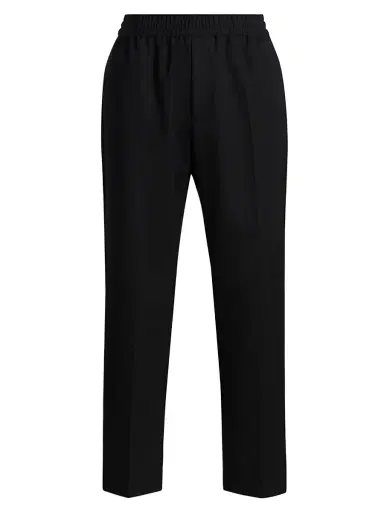 Nili Lotan Men's Lawrence Virgin Wool Pants - Black | Thumbnail 1 Nili Lotan Men's Lawrence Virgin Wool Pants - Black | Thumbnail 1