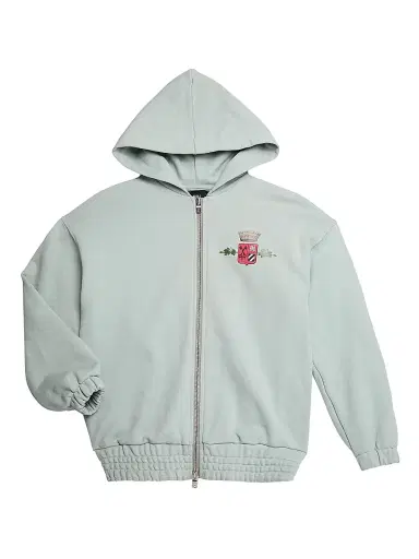 AMIRI Little Kid's & Kid's Graphic Zip-Up Hoodie - Grey - Size 4 | Thumbnail 1 AMIRI Little Kid's & Kid's Graphic Zip-Up Hoodie - Grey - Size 4 | Thumbnail 1