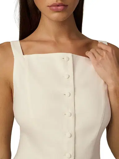 Joe's Jeans Women's The Frankie Linen-Blend Vest | Thumbnail 5 Joe's Jeans Women's The Frankie Linen-Blend Vest | Thumbnail 5