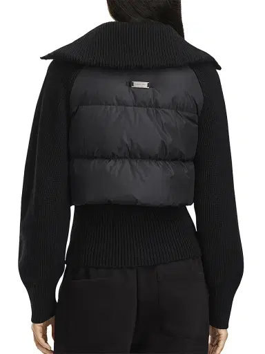 Canada Goose Women's HyBridge Astoria Down Knit Jacket - Black | Thumbnail 5 Canada Goose Women's HyBridge Astoria Down Knit Jacket - Black | Thumbnail 5