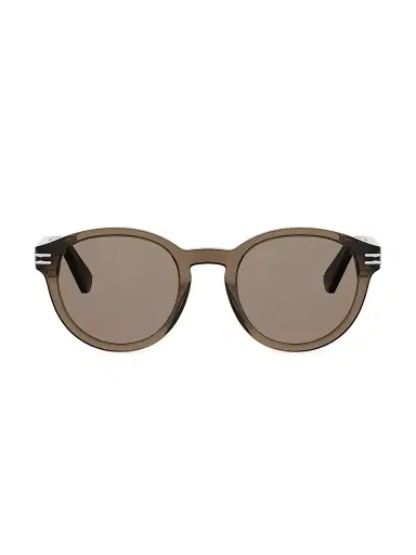 BVLGARI Men's B. zero1 50MM Round Sunglasses - Brown | Thumbnail 2 BVLGARI Men's B. zero1 50MM Round Sunglasses - Brown | Thumbnail 2