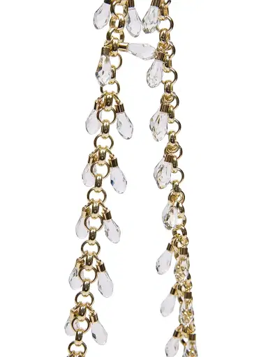 Rabanne Women's Metal & Rhinestone Disc Shoulder Bag - Gold Crystal | Thumbnail 3 Rabanne Women's Metal & Rhinestone Disc Shoulder Bag - Gold Crystal | Thumbnail 3