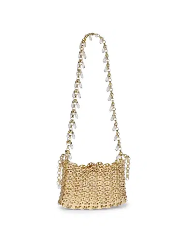 Rabanne Women's Metal & Rhinestone Disc Shoulder Bag - Gold Crystal | Thumbnail 5 Rabanne Women's Metal & Rhinestone Disc Shoulder Bag - Gold Crystal | Thumbnail 5
