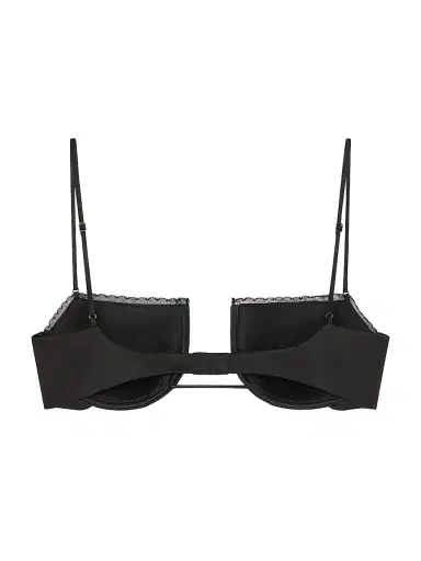 Givenchy Women's Cutaway Bra in Satin and Lace Top - Black | Thumbnail 3 Givenchy Women's Cutaway Bra in Satin and Lace Top - Black | Thumbnail 3