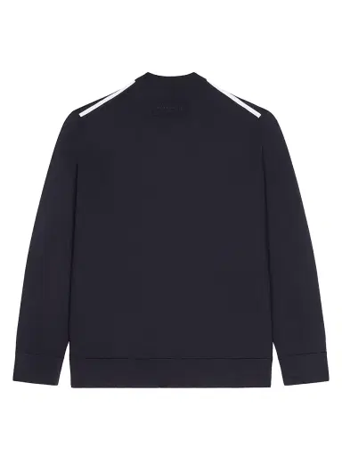 Givenchy Men's Cardigan in Wool with Gros Grain Details - Dark Navy | Thumbnail 2 Givenchy Men's Cardigan in Wool with Gros Grain Details - Dark Navy | Thumbnail 2