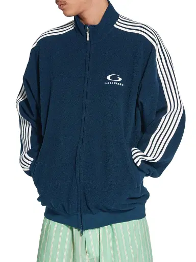 Balenciaga Men's Loop Sports Icon Zip-Up Jacket | Thumbnail 2 Balenciaga Men's Loop Sports Icon Zip-Up Jacket | Thumbnail 2