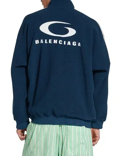 Balenciaga Men's Loop Sports Icon Zip-Up Jacket | Thumbnail 4 Balenciaga Men's Loop Sports Icon Zip-Up Jacket | Thumbnail 4