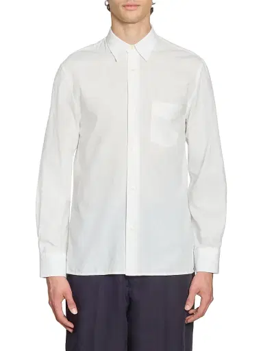 OFFICINE GÉNÉRALE Men's Guido Slub Cotton Shirt | Thumbnail 3 OFFICINE GÉNÉRALE Men's Guido Slub Cotton Shirt | Thumbnail 3