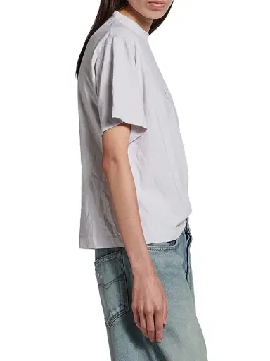 Balenciaga Women's Loop Sports Icon Medium Fit T-Shirt - Dirty White | Thumbnail 5 Balenciaga Women's Loop Sports Icon Medium Fit T-Shirt - Dirty White | Thumbnail 5