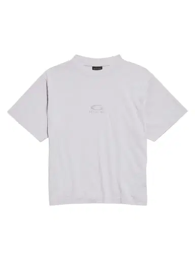 Balenciaga Women's Loop Sports Icon Medium Fit T-Shirt - Dirty White | Thumbnail 1 Balenciaga Women's Loop Sports Icon Medium Fit T-Shirt - Dirty White | Thumbnail 1