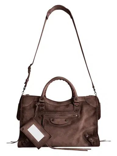 Balenciaga Women's Le City Medium Top Handle Bag - Light Espresso | Thumbnail 5 Balenciaga Women's Le City Medium Top Handle Bag - Light Espresso | Thumbnail 5