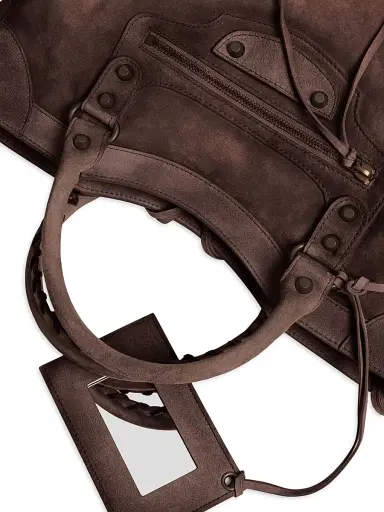 Balenciaga Women's Le City Medium Top Handle Bag - Light Espresso | Thumbnail 6 Balenciaga Women's Le City Medium Top Handle Bag - Light Espresso | Thumbnail 6