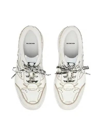 Balenciaga Women's Hamptons Platform Sneakers - White | Thumbnail 6 Balenciaga Women's Hamptons Platform Sneakers - White | Thumbnail 6