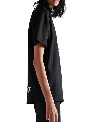 Balenciaga Women's 3B Sports Icon T-Shirt - Washed Black | Thumbnail 4 Balenciaga Women's 3B Sports Icon T-Shirt - Washed Black | Thumbnail 4