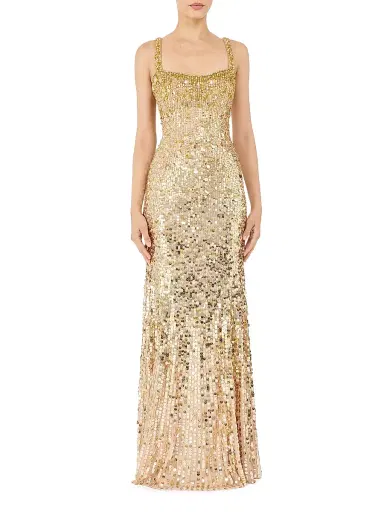 Jenny Packham Women's Mirabeau Embellished Sleeveless Column Gown - Illusion - Size 6 | Thumbnail 2 Jenny Packham Women's Mirabeau Embellished Sleeveless Column Gown - Illusion - Size 6 | Thumbnail 2
