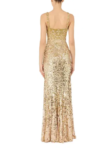 Jenny Packham Women's Mirabeau Embellished Sleeveless Column Gown - Illusion - Size 6 | Thumbnail 3 Jenny Packham Women's Mirabeau Embellished Sleeveless Column Gown - Illusion - Size 6 | Thumbnail 3