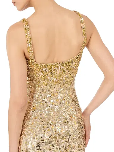 Jenny Packham Women's Mirabeau Embellished Sleeveless Column Gown - Illusion - Size 6 | Thumbnail 5 Jenny Packham Women's Mirabeau Embellished Sleeveless Column Gown - Illusion - Size 6 | Thumbnail 5