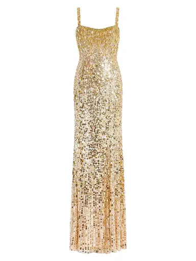 Jenny Packham Women's Mirabeau Embellished Sleeveless Column Gown - Illusion - Size 6 | Thumbnail 1 Jenny Packham Women's Mirabeau Embellished Sleeveless Column Gown - Illusion - Size 6 | Thumbnail 1