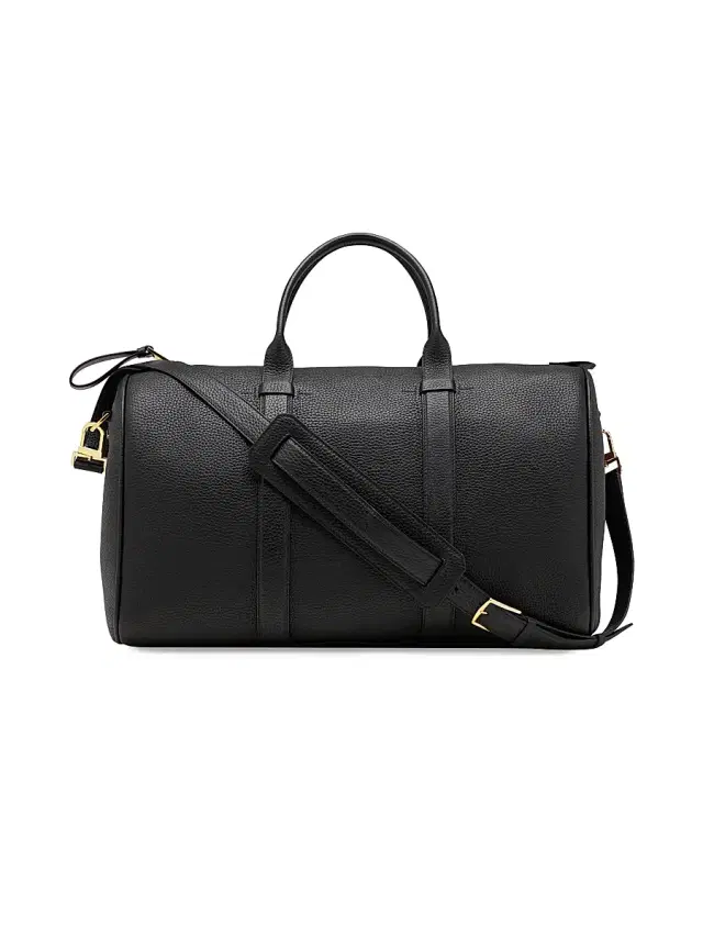 Men's Buckley Holdall Leather Bag - Black Men's Buckley Holdall Leather Bag - Black