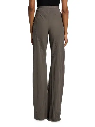 Rick Owens Women's Bias-Cut Silk Mid-Rise Pants - Dust - Size 8 | Thumbnail 5 Rick Owens Women's Bias-Cut Silk Mid-Rise Pants - Dust - Size 8 | Thumbnail 5